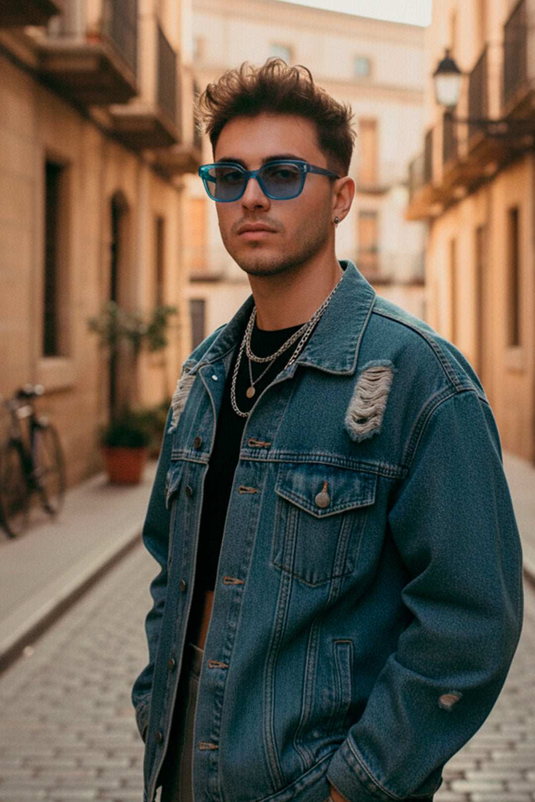 Ainy More LS009 C6 LB - Lente Azul Fotocromática